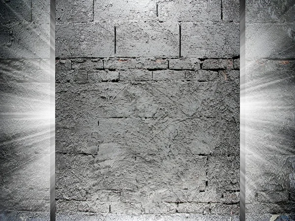 砖和混凝土纹理 3d 演示文稿 — 图库照片