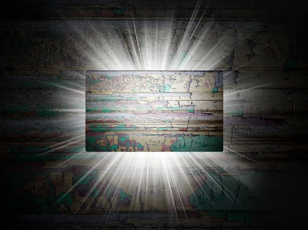 Peeling verf textuur van visitekaartje 3d presentatie — Stockfoto