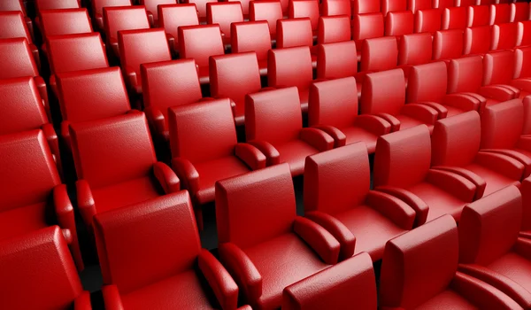 Sala de cine vacía con auditorio — Foto de Stock