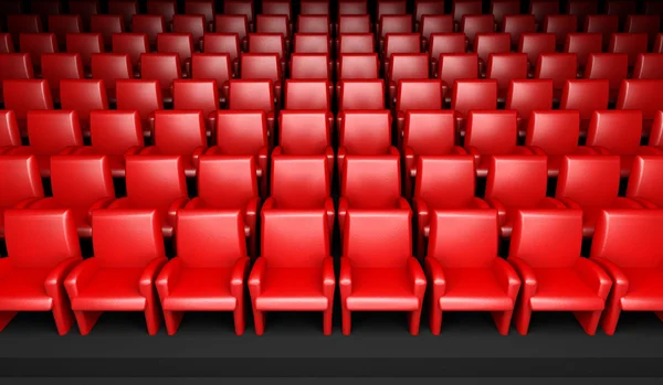Sala cinema vuota con auditorium — Foto Stock