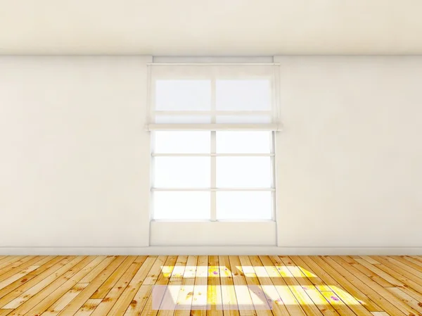 Quarto vazio, interior da casa 3d — Fotografia de Stock