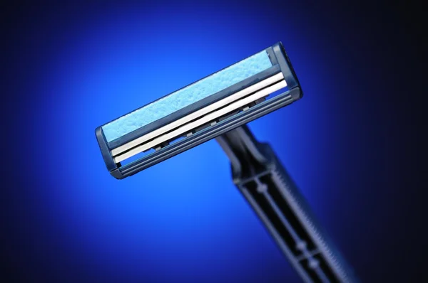 Blue shaver — Stock Photo, Image