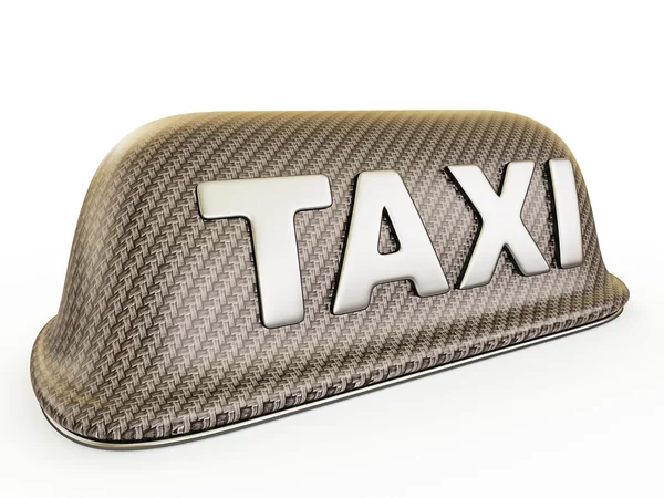 Taxischild — Stockfoto