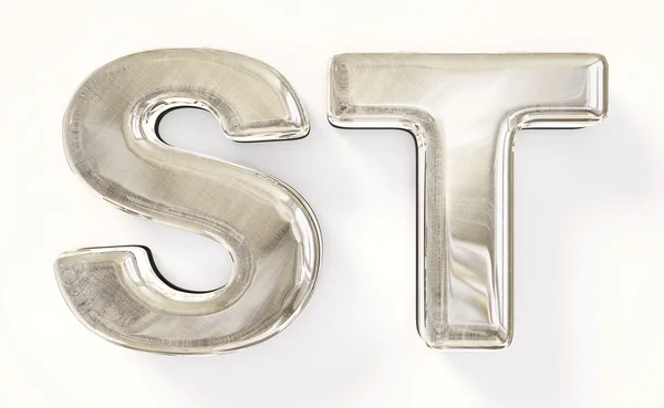 Glass letter — Stock Photo, Image