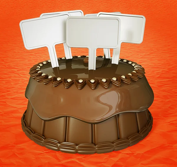 Chocolate cacke — Stock Photo, Image