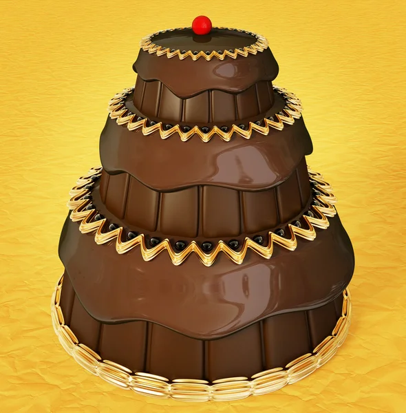 초콜릿 cacke — 스톡 사진