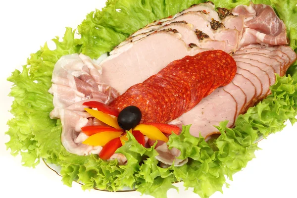 Salsiccia fresca — Foto Stock