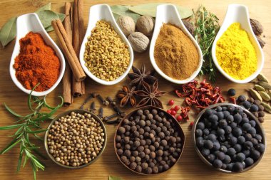 Spices and herbs clipart