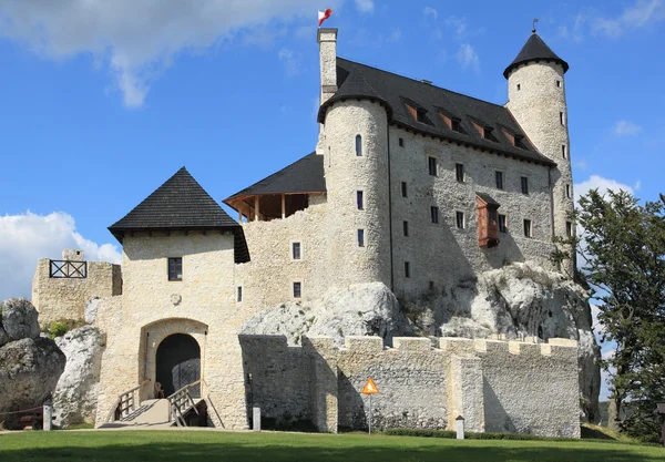Польща - замок Bobolice — стокове фото