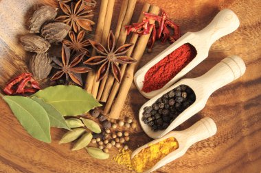 Aromatic spices clipart