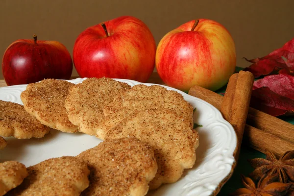 Apple biscuits — Stock Photo, Image
