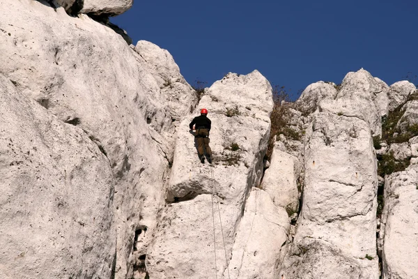 stock image Rock climbing