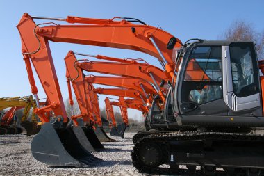 Excavator clipart