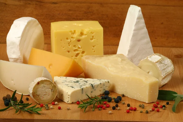 Složení sýrů — Stock fotografie