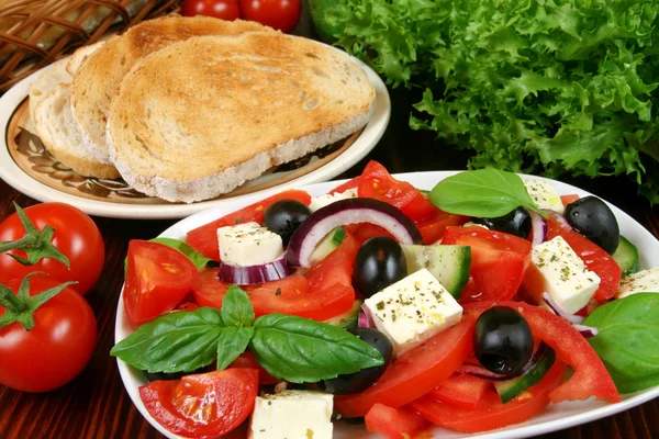 stock image Greek salad