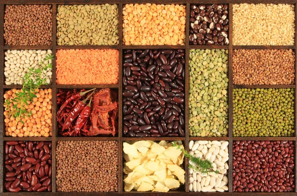 stock image Beans and lentils.