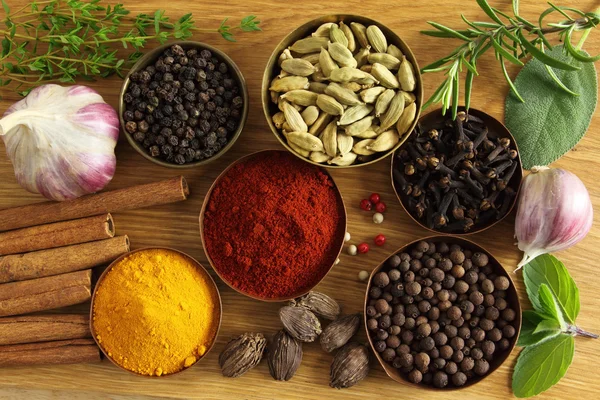 Spices ang herbs — Stock Photo, Image