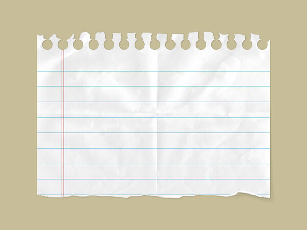 Blank notepad