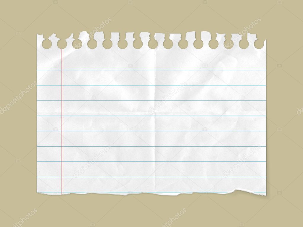 Blank notepad Stock Photo by ©percom 8130946