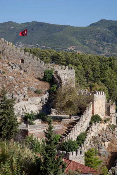 Kasteel Alanya. Turkije — Stockfoto