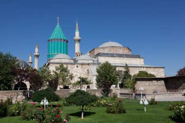 Mevlana museum mosque in Konya, Turkey clipart