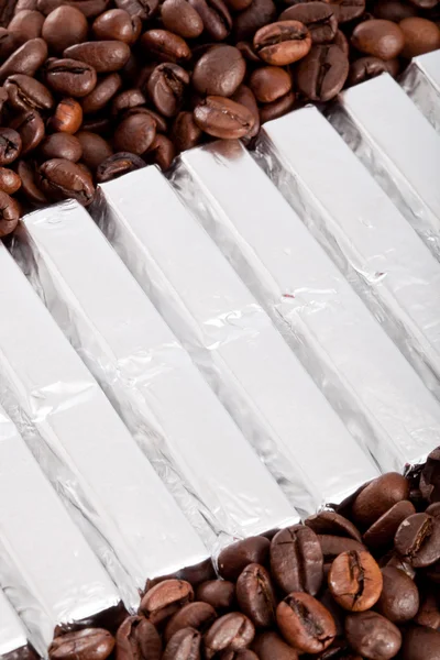 A grande barra de chocolate — Fotografia de Stock