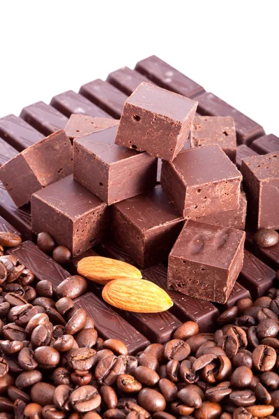 La gran barra de chocolate — Foto de Stock