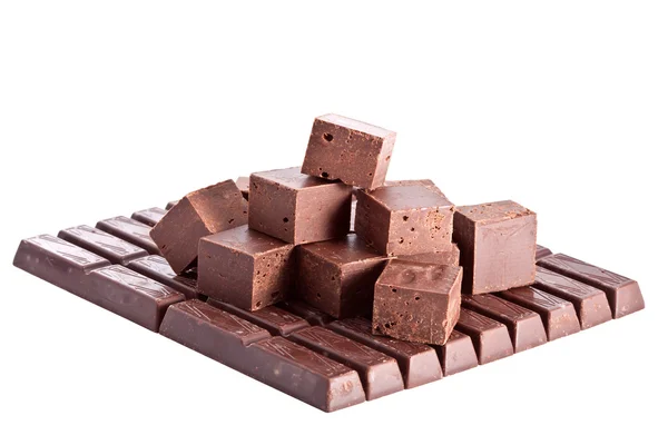 La grande tavoletta di cioccolato — Foto Stock