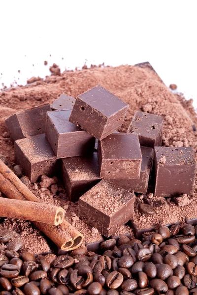 La grande tavoletta di cioccolato — Foto Stock