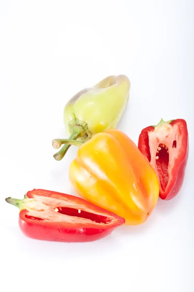 Chutné papriky zelené — Stock fotografie