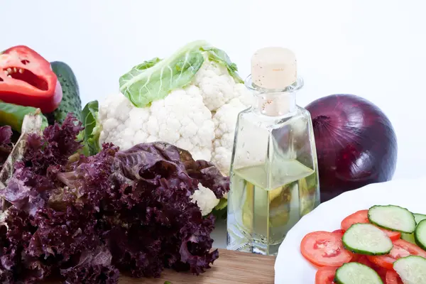 Ensalada fresca de verduras —  Fotos de Stock