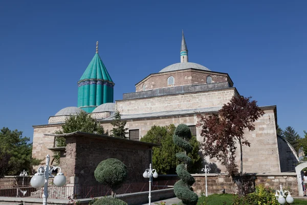 Mesquita do museu Mevlana em Konya, Turquia — Fotografia de Stock