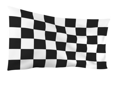 Checkered flag clipart