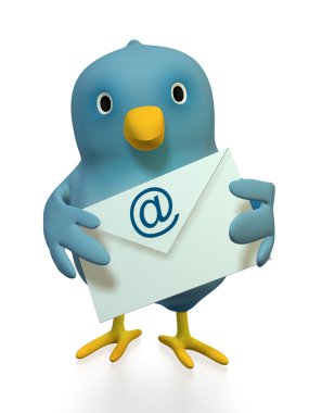 Bluebert with email clipart