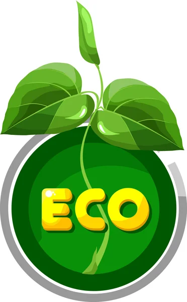Ecologia verde — Vettoriale Stock