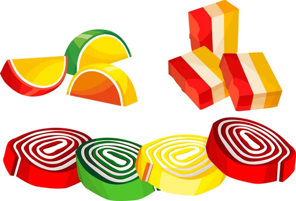 Cukierki słodycze — Wektor stockowy