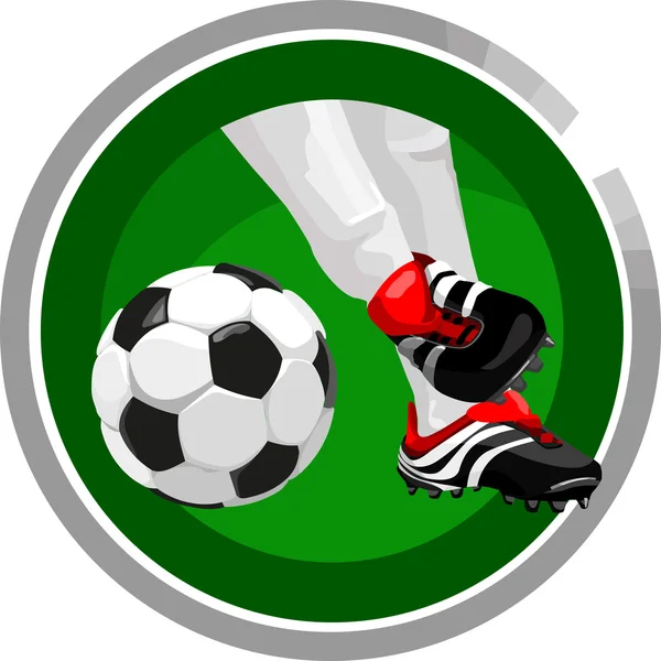 Balón de fútbol balón de fútbol balón de fútbol — Vector de stock