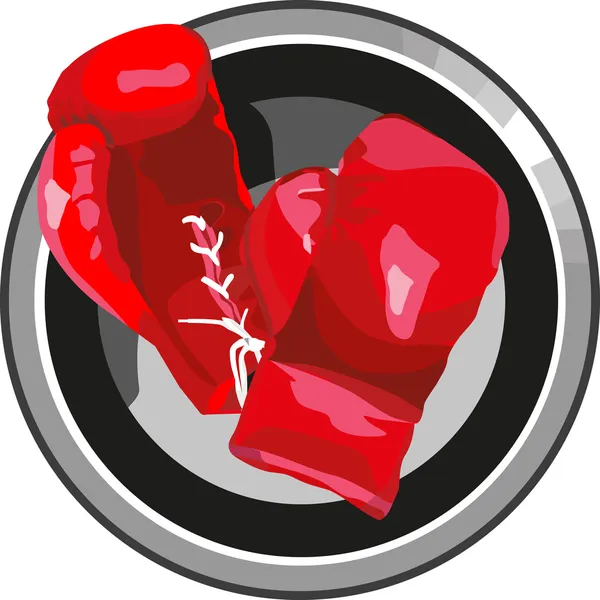 Boxerské rukavice — Stockový vektor
