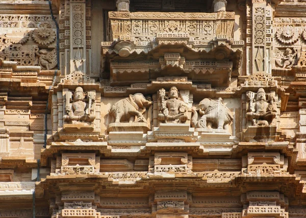 Detalu architektonicznego w Indiach — Zdjęcie stockowe