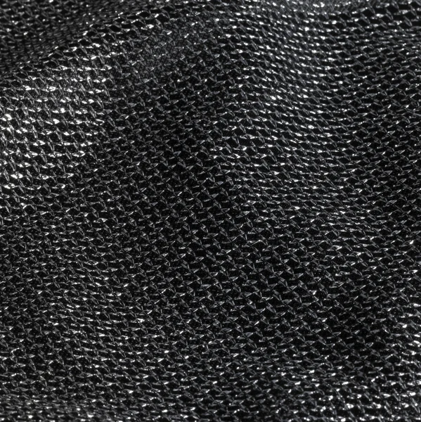 抽象黑色织物背景 — 图库照片