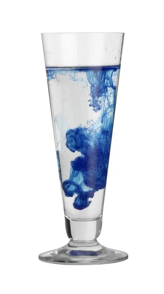 Partly blue cocktail — Stock Photo, Image