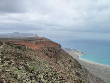 Landscape at Lanzarote clipart