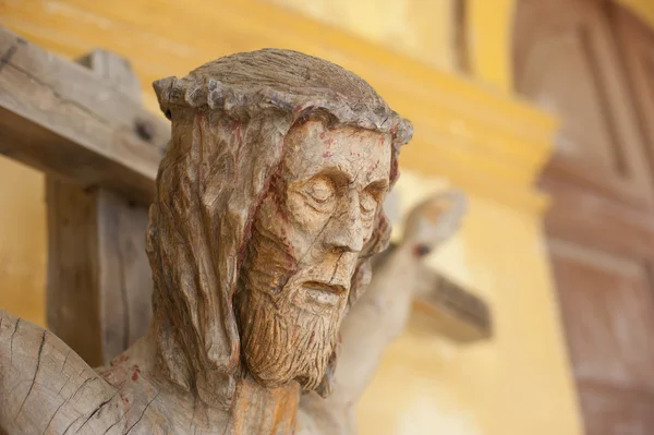 Crocifisso in legno — Foto Stock
