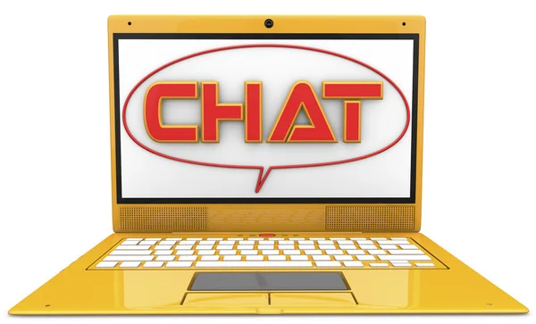 3d chat — Stock Photo, Image