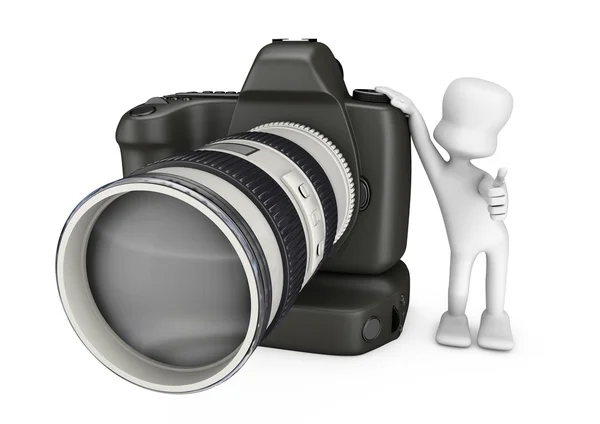 3D aparatu i fotograf — Zdjęcie stockowe