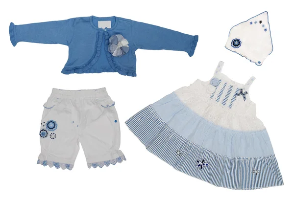 赤ちゃんの女の子の服 ロイヤリティフリーのストック画像