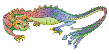 Dragon cartoon clipart