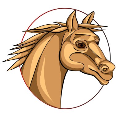 Horse sign clipart