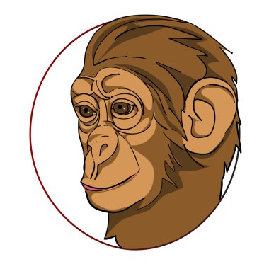 Monkey sign clipart