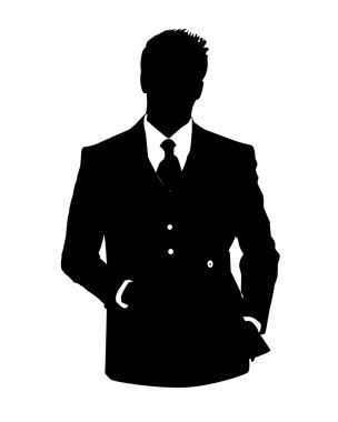 Office avatar man clipart